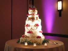 Rancho Bernardo Inn Aragon Wedding Cake With Lights