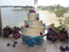 Bahia San Diego Wedding Cake